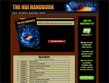 Tablet Screenshot of hdihandbook.com